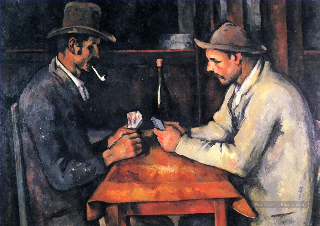 Les joueurs de cartes 2 Paul Cézanne Peintures à l'huile